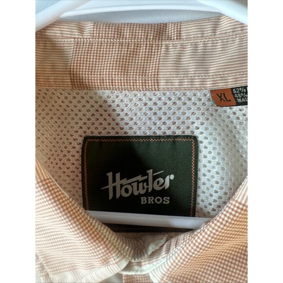 Howler Bros Button Shirt Mens XL Plaid Mesh Lining Breathable Lightweight - Picture 3 of 15